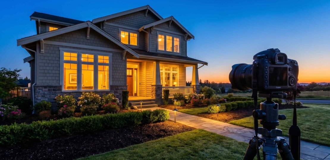 Twilight Real Estate Photography at Dusk