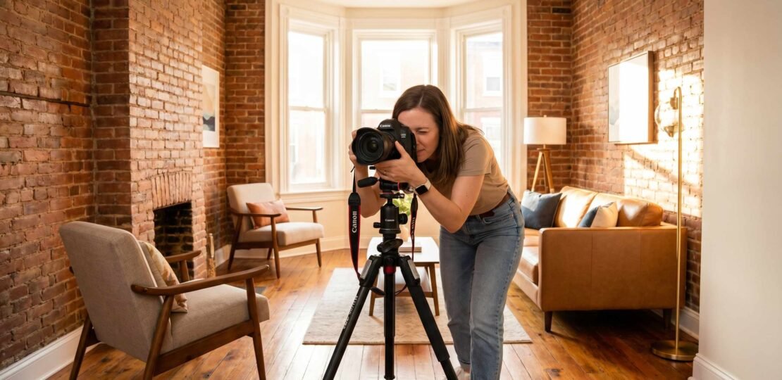 Philadelphia Real Estate Photographer – Rowhouse Interior Setup